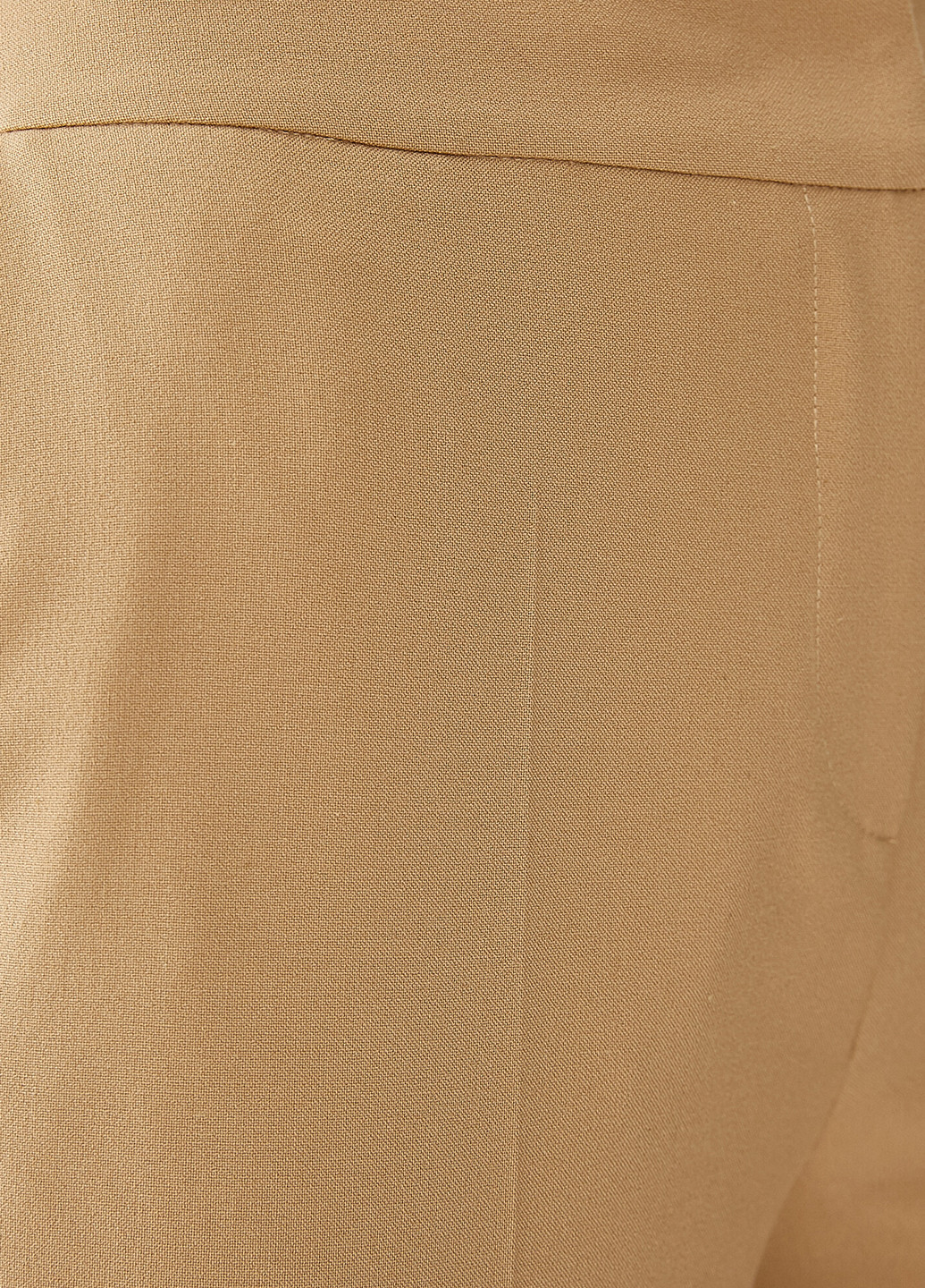 Бежевые кэжуал демисезонные клеш брюки KOTON
