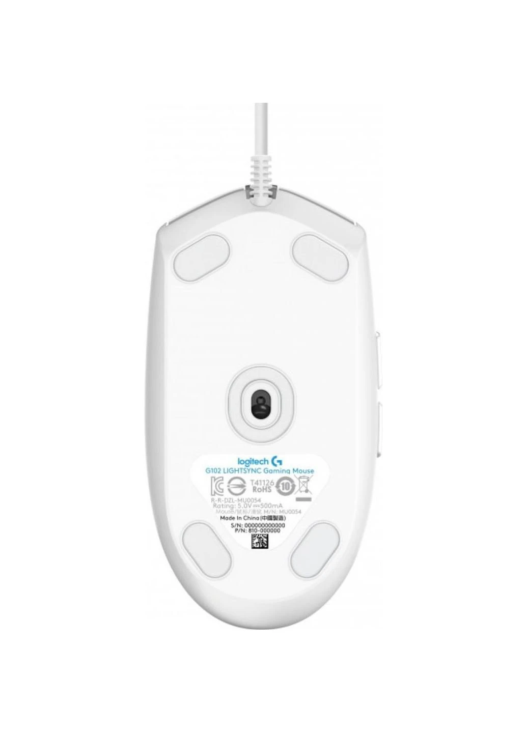 Мышка G102 Lightsync White (910-005824) Logitech (252634255)