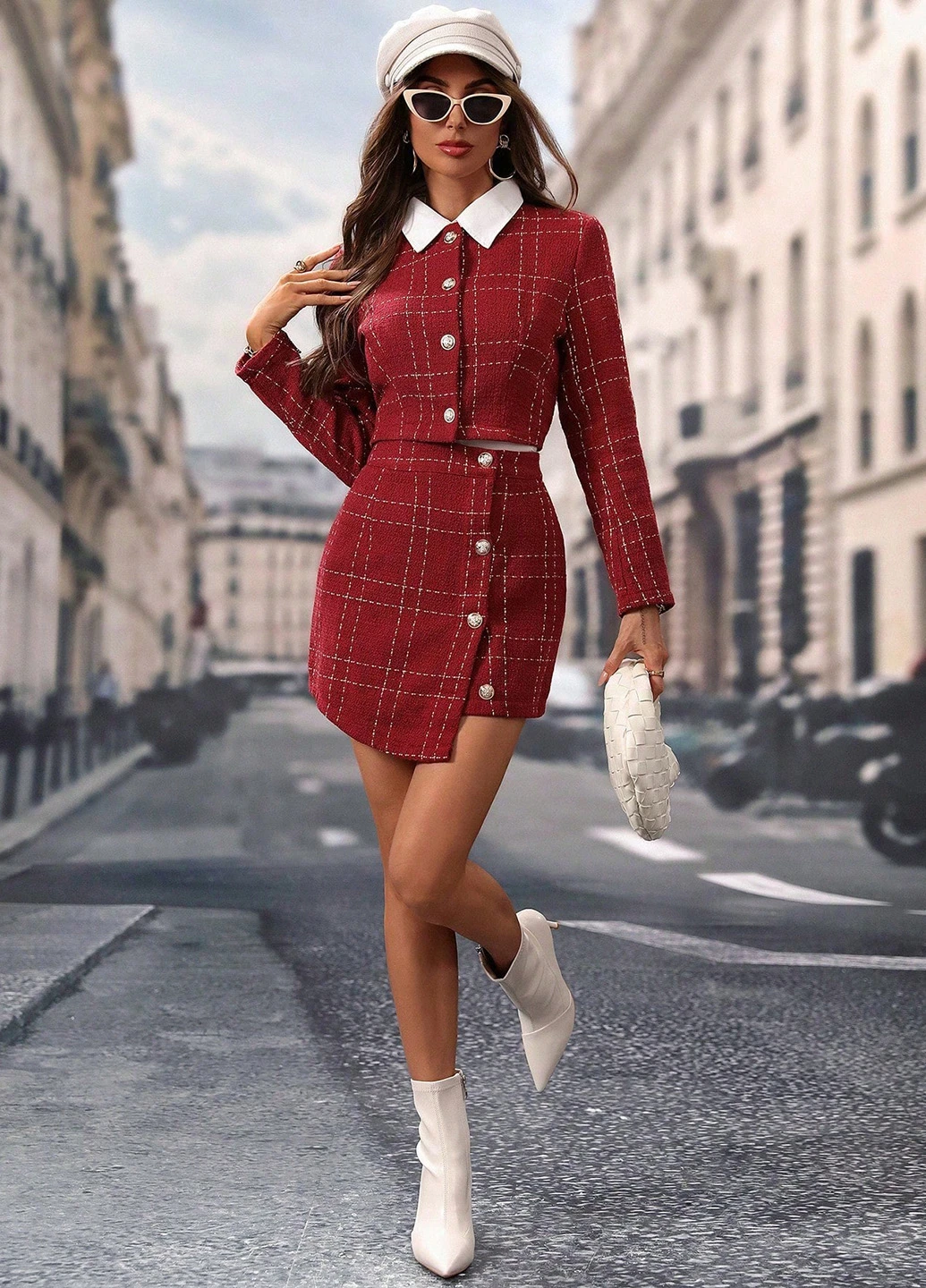 Костюм (жакет, спідниця) SHEIN (344453840)