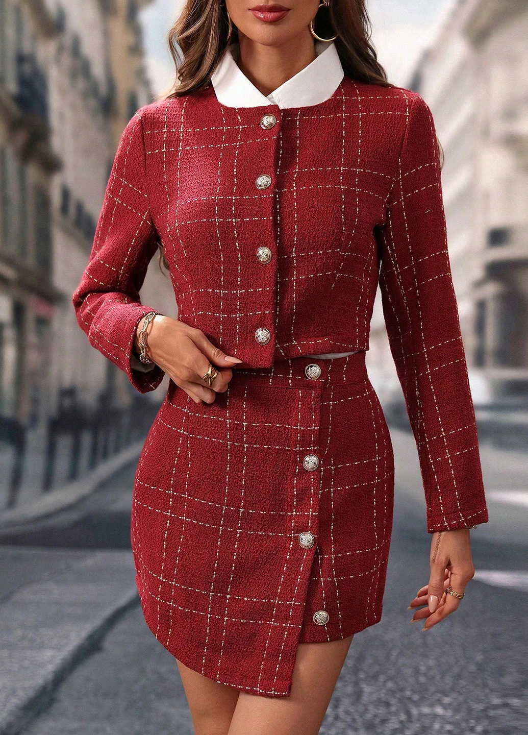 Костюм (жакет, спідниця) SHEIN (344453840)