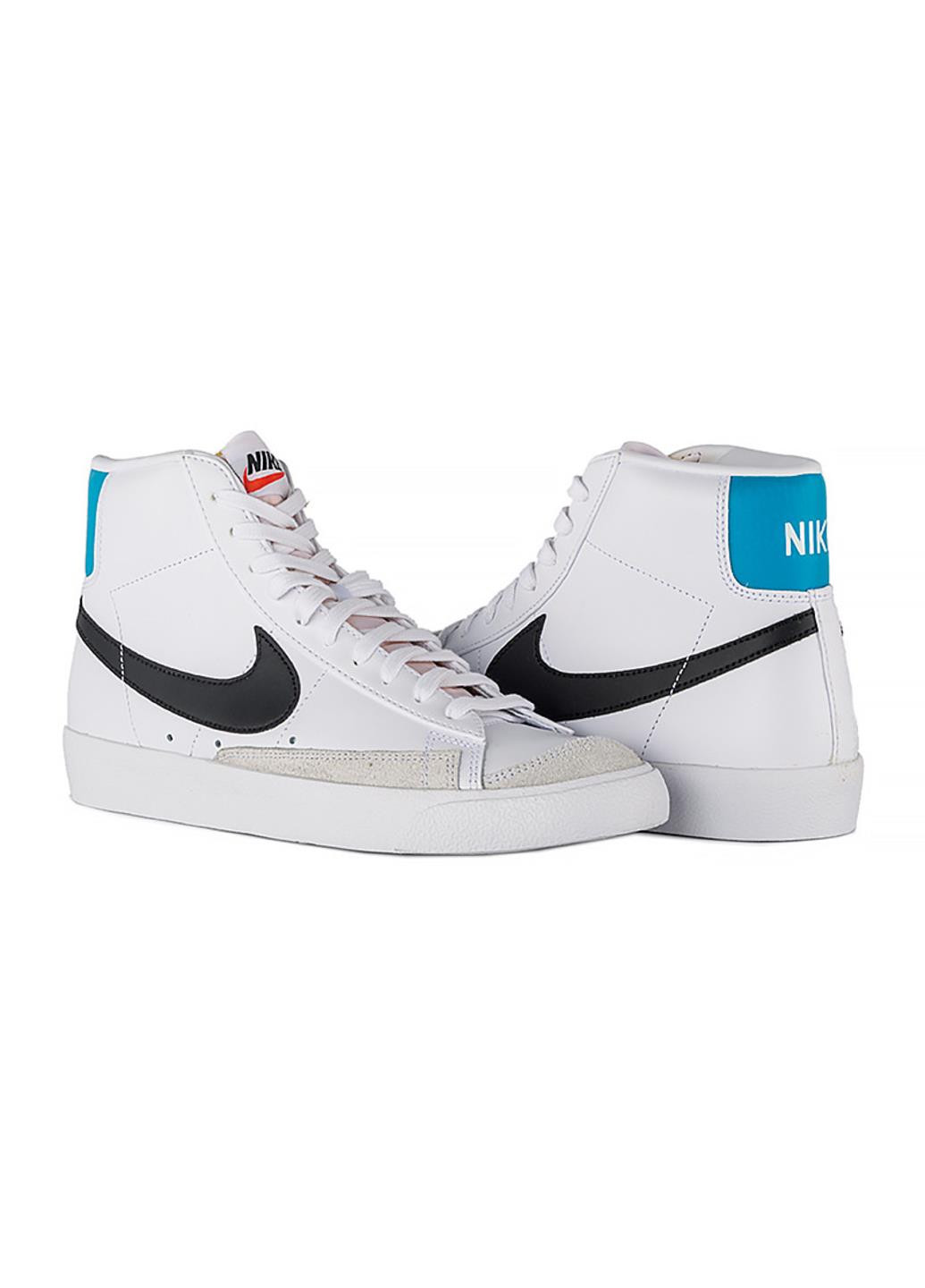 Белые демисезонные кроссовки bq6806-121 Nike BLAZER MID 77 VNTG