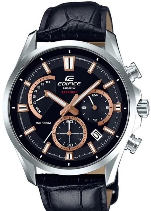 Чоловічі Годинники EDIFICE EFB-550L-1AVUER кварцові класичні Casio (226699178)