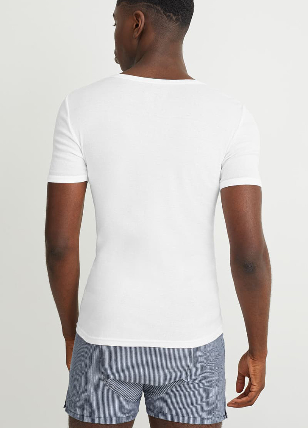 Белая футболка с коротким рукавом C&A