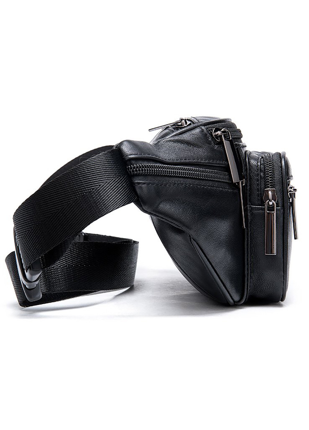 Сумка поясна з овечої шкіри 16х12х6 см Vintage (242189267)