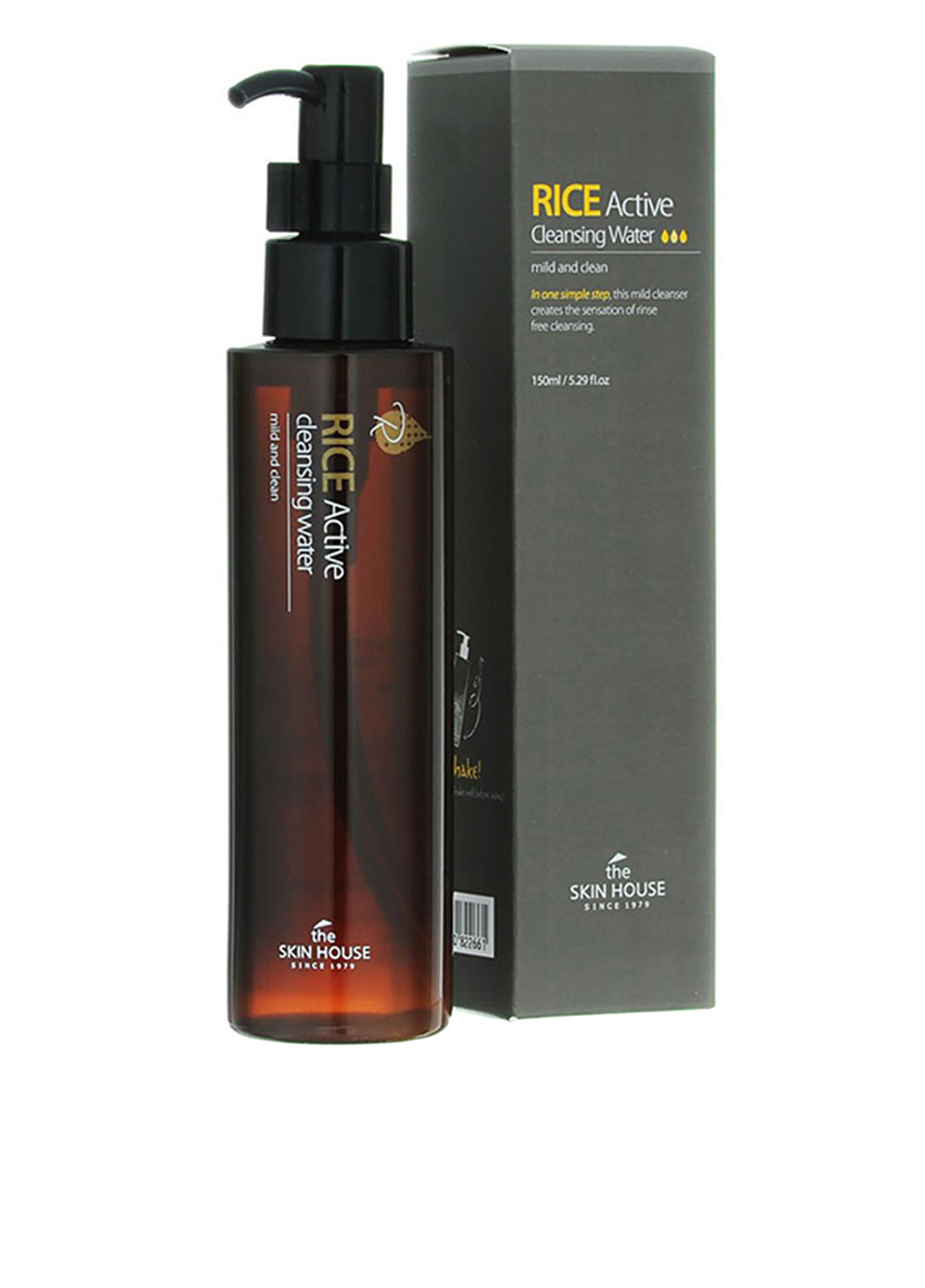 Вода для лица Rice Active Cleansing, 150 мл The Skin House (81043723)