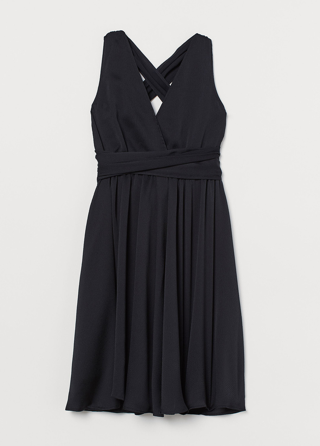 Темно-синя кежуал сукня кльош H&M