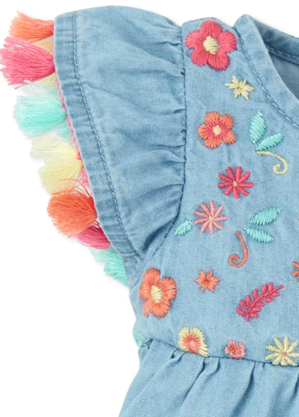 Голубой летний комплект (платье, трусики) The Children's Place