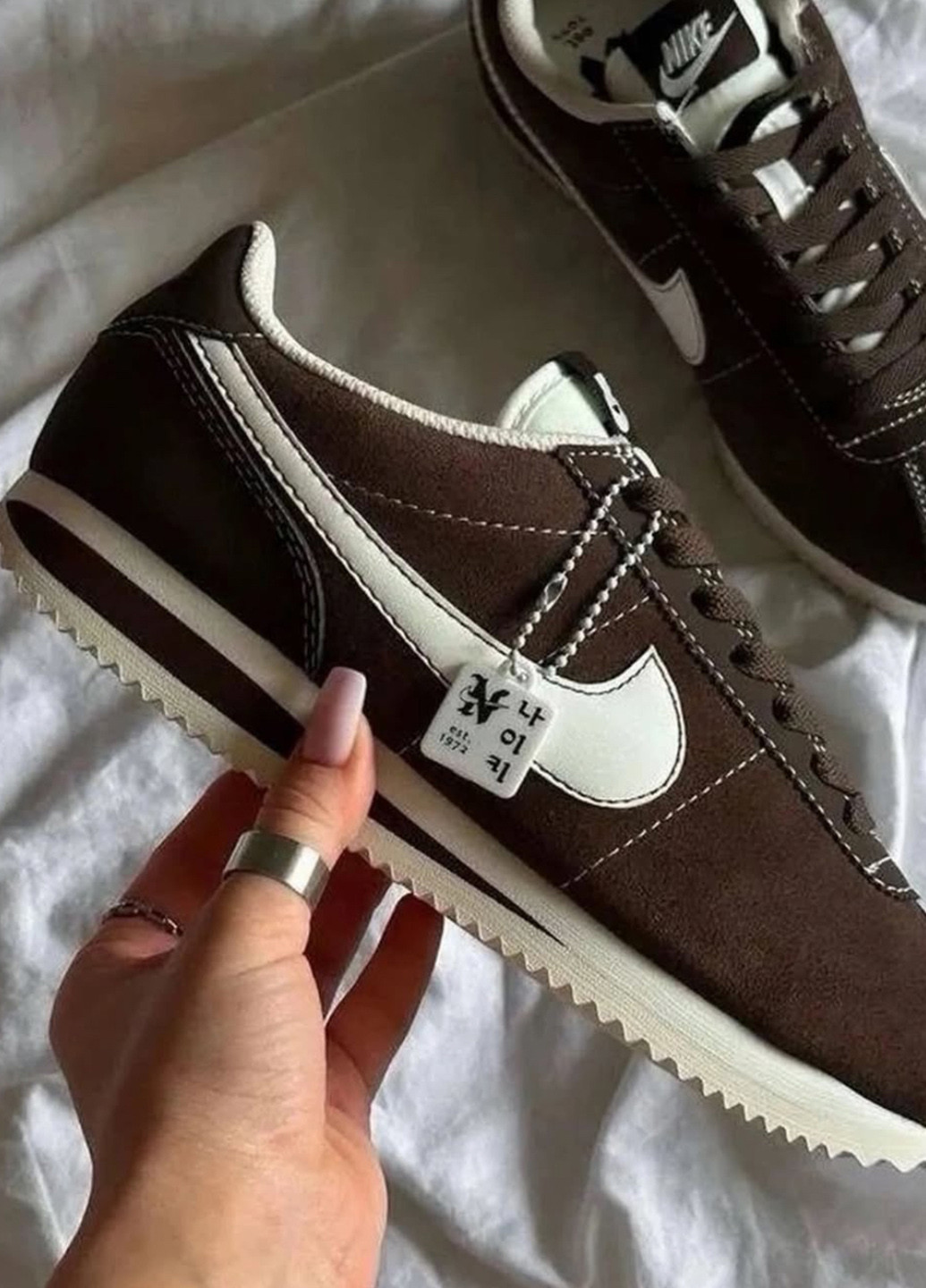 Кросівки No Brand темно-коричневі демісезони (357279063)