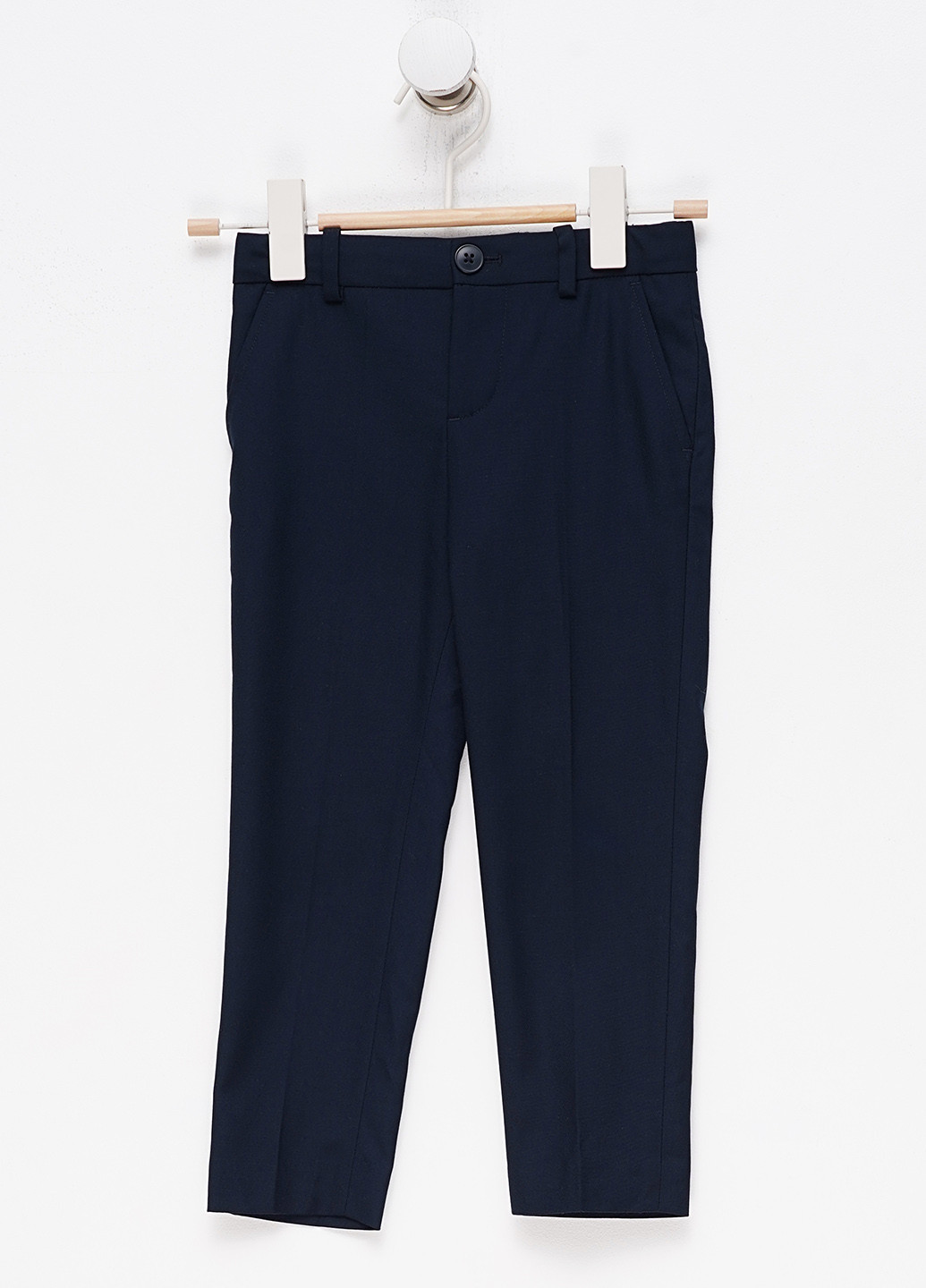 Темно-синие праздничный, классические, кэжуал демисезонные брюки классические H&M