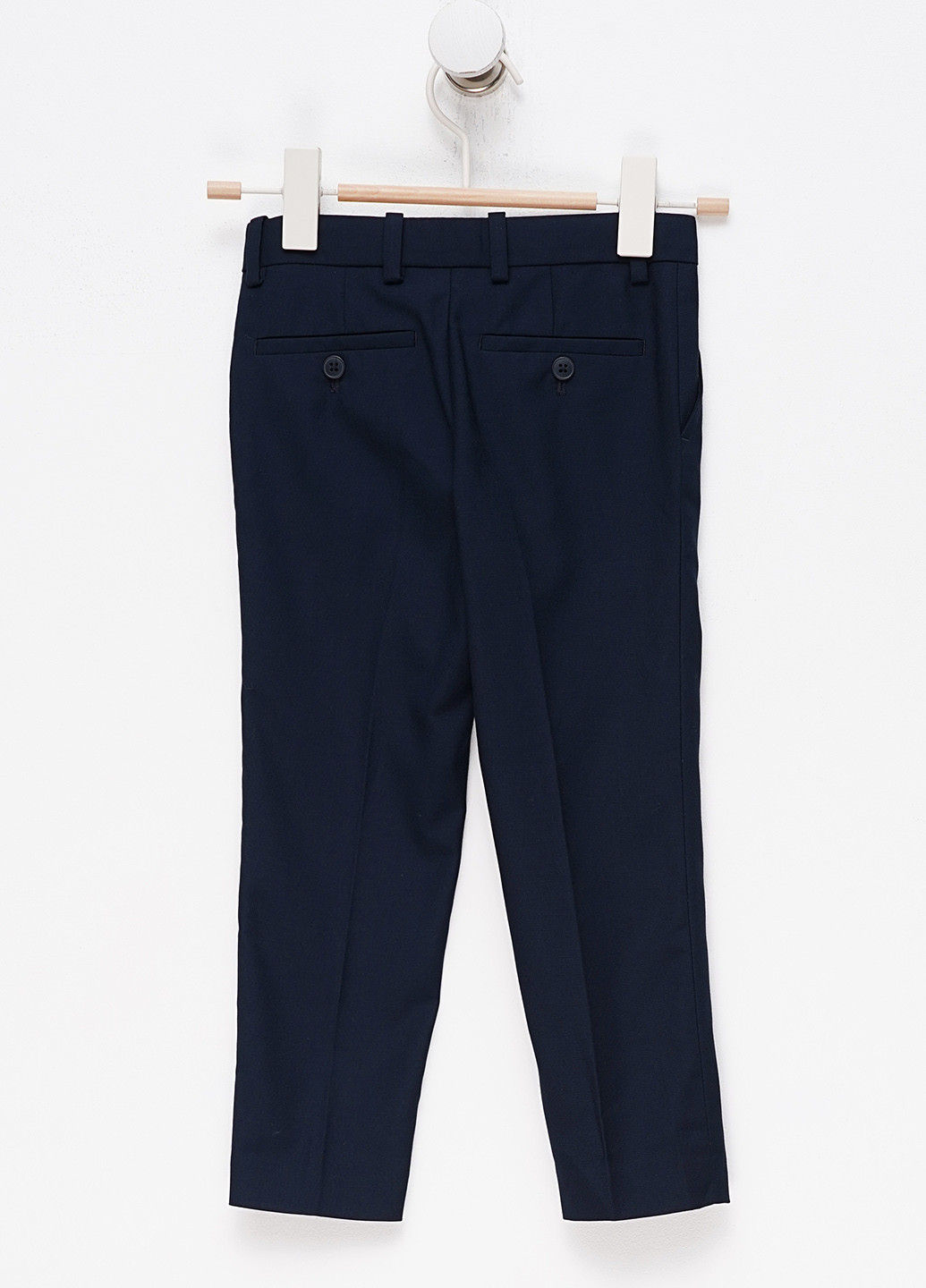 Темно-синие праздничный, классические, кэжуал демисезонные брюки классические H&M