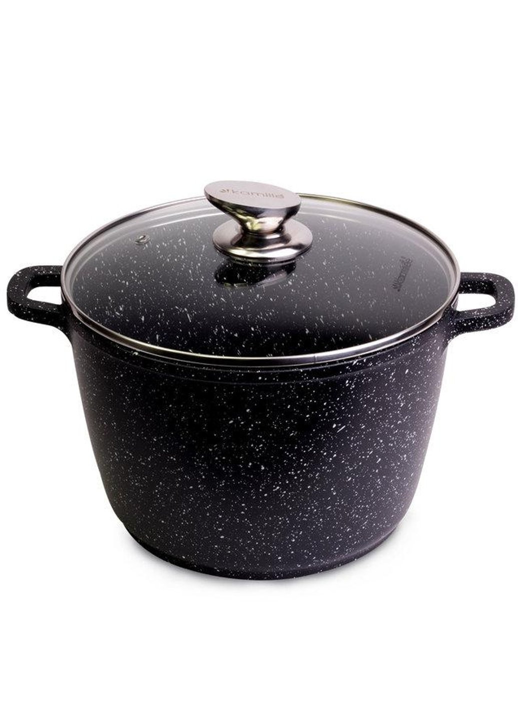 Каструля з кришкою KM-4407 6.2 л 24 см Kamille (254703774)