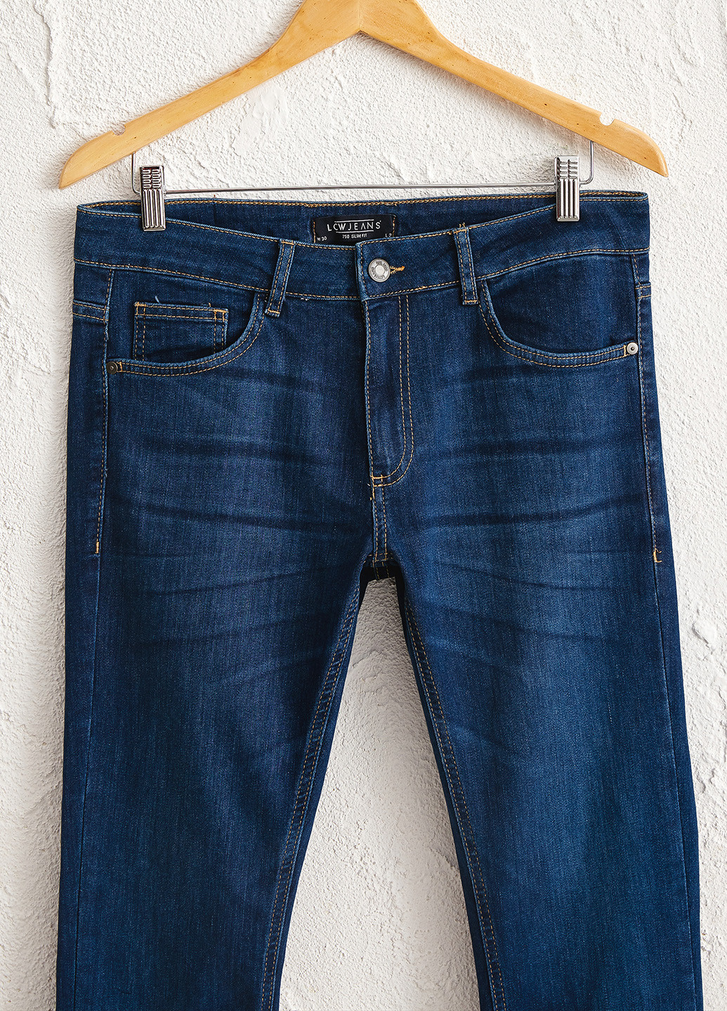Темно-синие демисезонные зауженные джинсы LC Waikiki