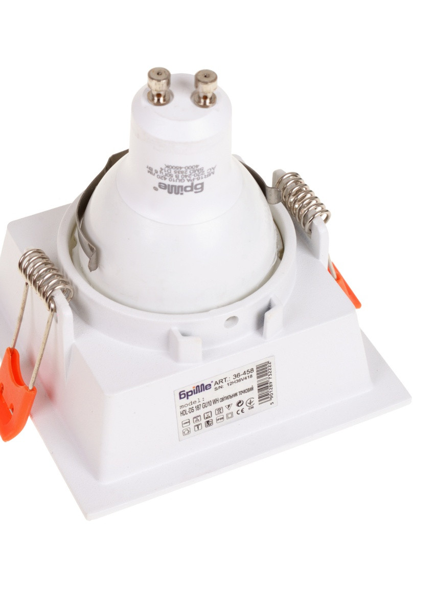 Точковий світильник HDL-DS 187 GU10 WH Brille (253893216)