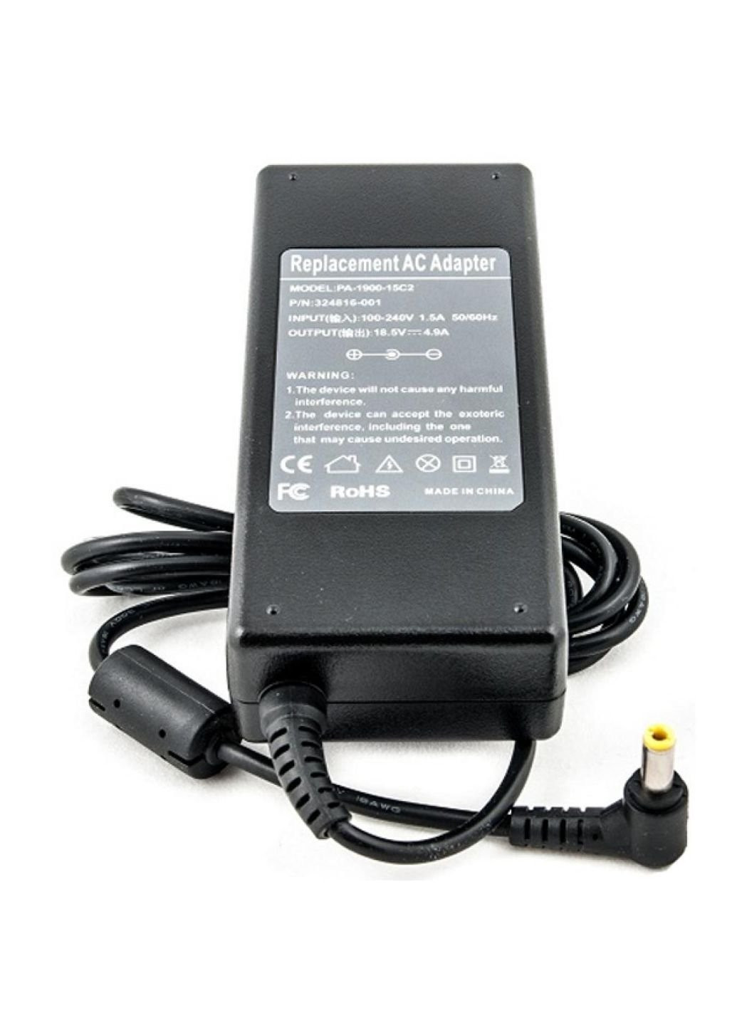 Джерело живлення до силового агрегату HP 220V ноутбук, 18.5V 90W 4.9A (5.5 * 2.5) (HP90E5525) PowerPlant HP 220V, 18.5V 90W 4.9A (5.5*2.5) (250054346)