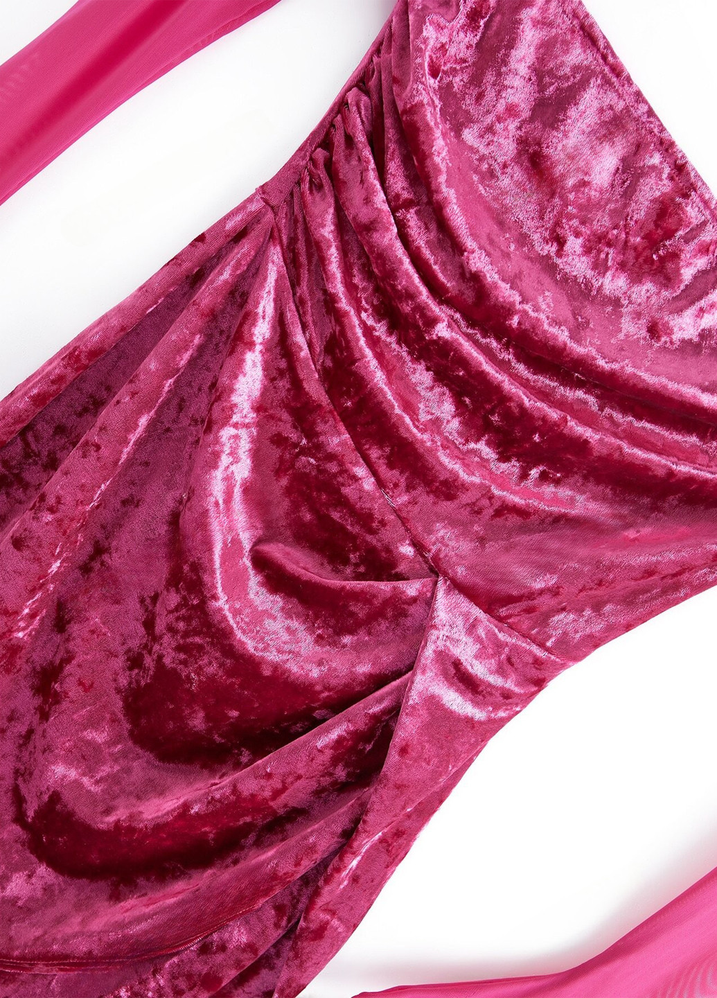 Розовое коктейльное платье футляр SHEIN однотонное