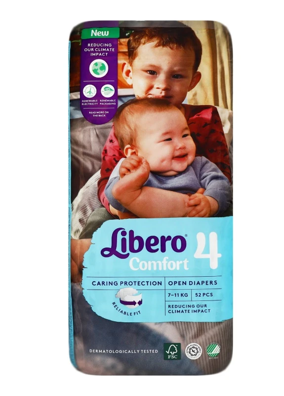 Підгузники ДЛЯ ДІТЕЙ 7-11КГ COMFORT 4 Libero (213325985)