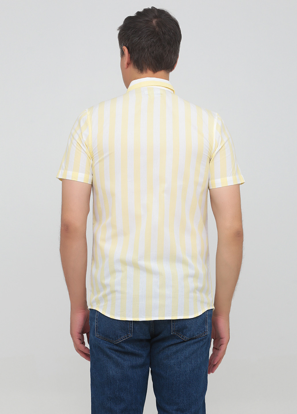 Светло-желтая кэжуал рубашка в полоску Primark