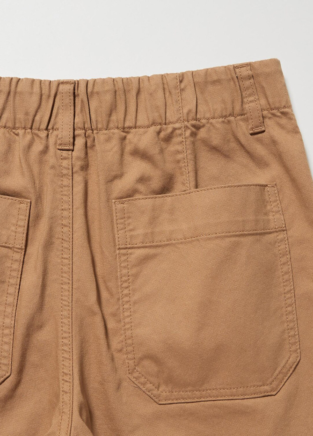 Коричневые кэжуал демисезонные прямые брюки Uniqlo