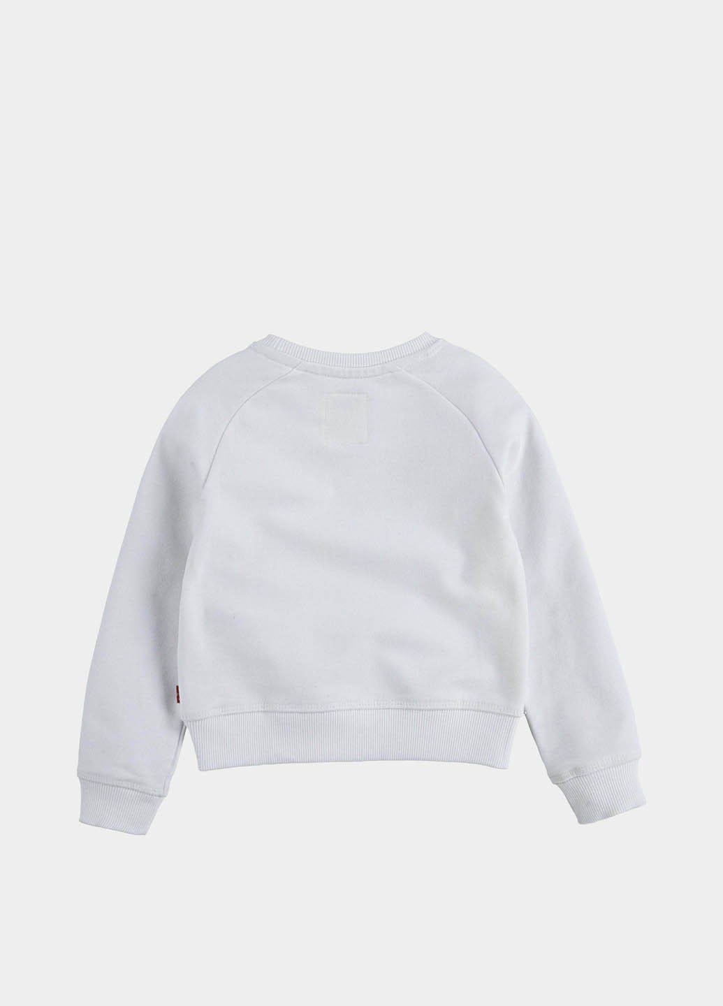 Levi's світшот логотип білий кежуал бавовна, поліестер, трикотаж