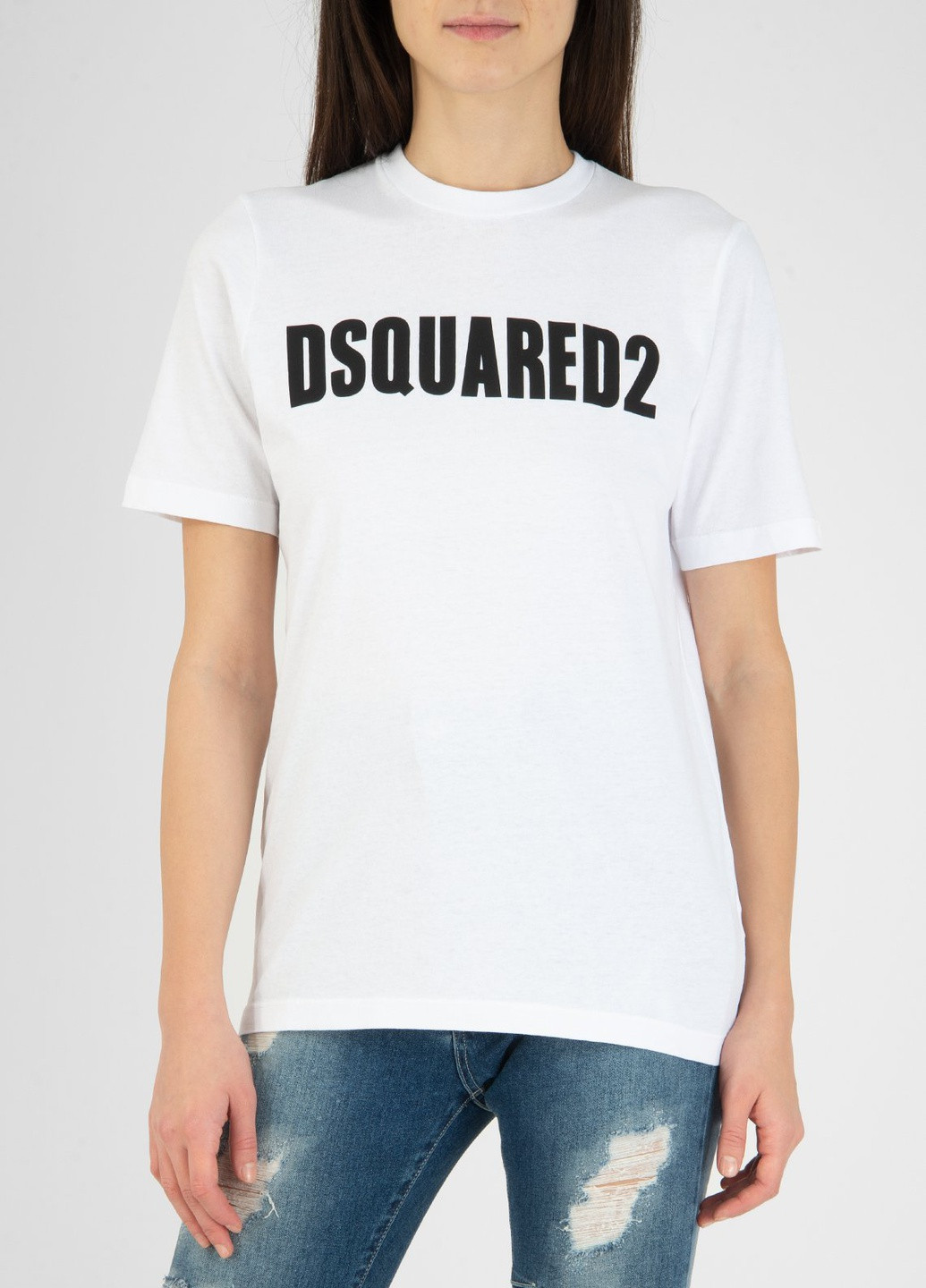 Біла літня футболка Dsquared2