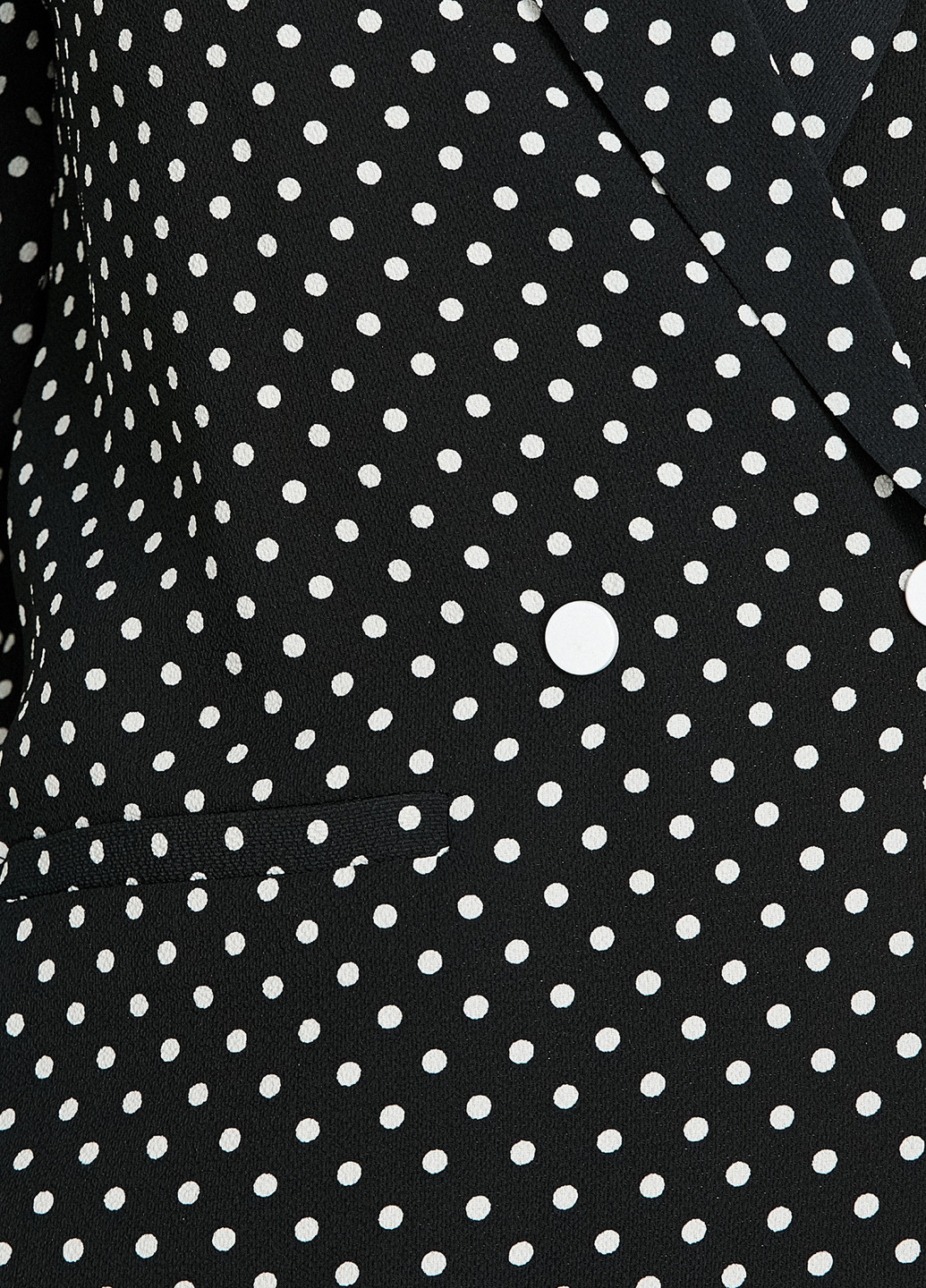 Черно-белый женский жакет KOTON в горошек - демисезонный
