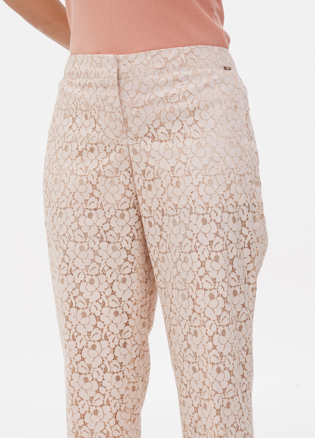 Бежевые кэжуал летние укороченные брюки Cinque