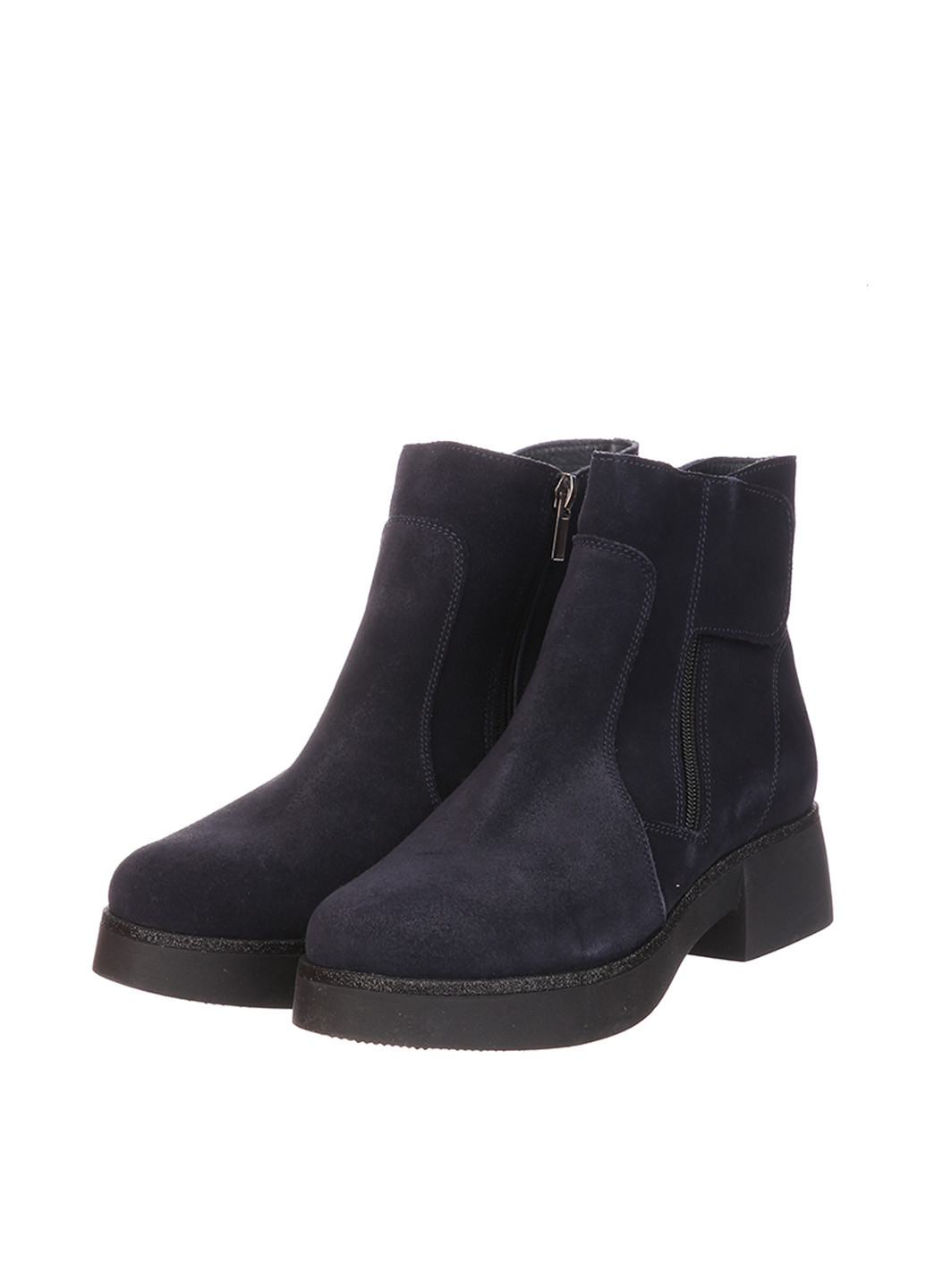 Зимние ботинки Стептер без декора из натуральной замши