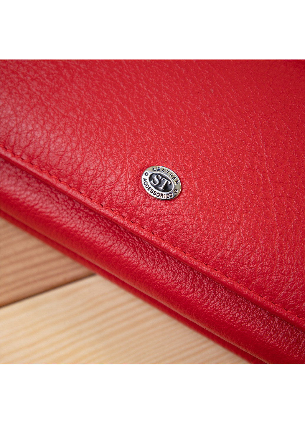 Жіночий шкіряний гаманець 19х11х3,5 см st leather (252128729)