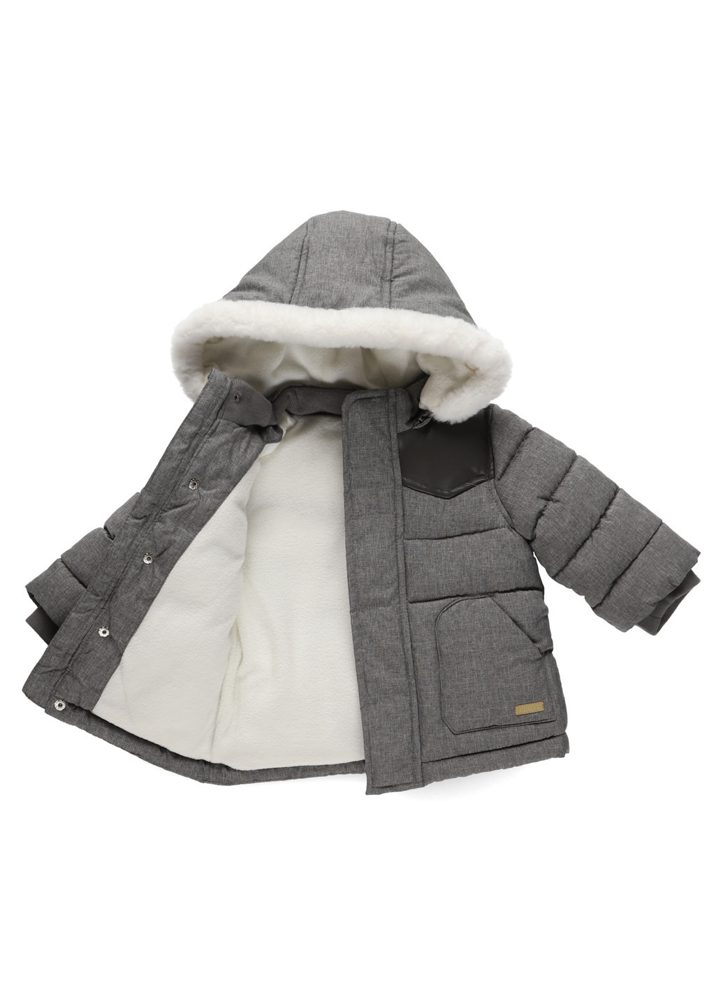 Серая зимняя куртка Chicco