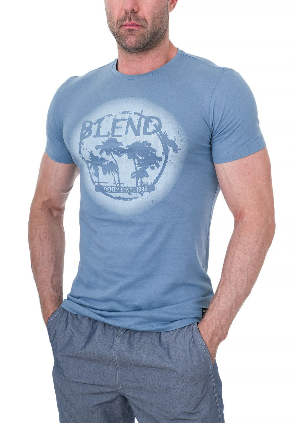 Синяя футболка Blend