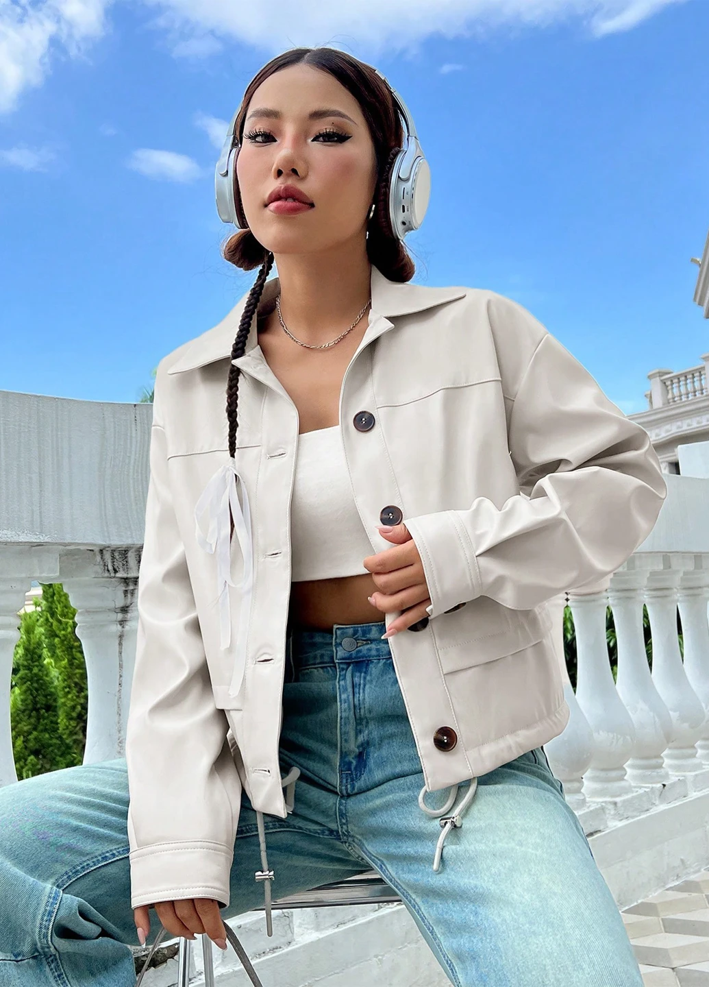 Куртка-сорочка SHEIN (325827569)