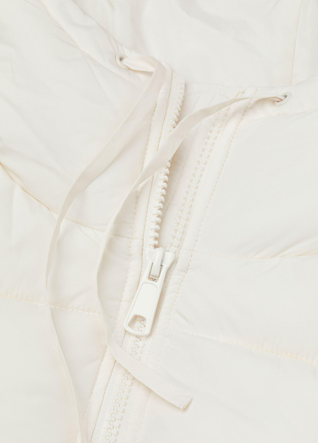 Белая зимняя куртка H&M