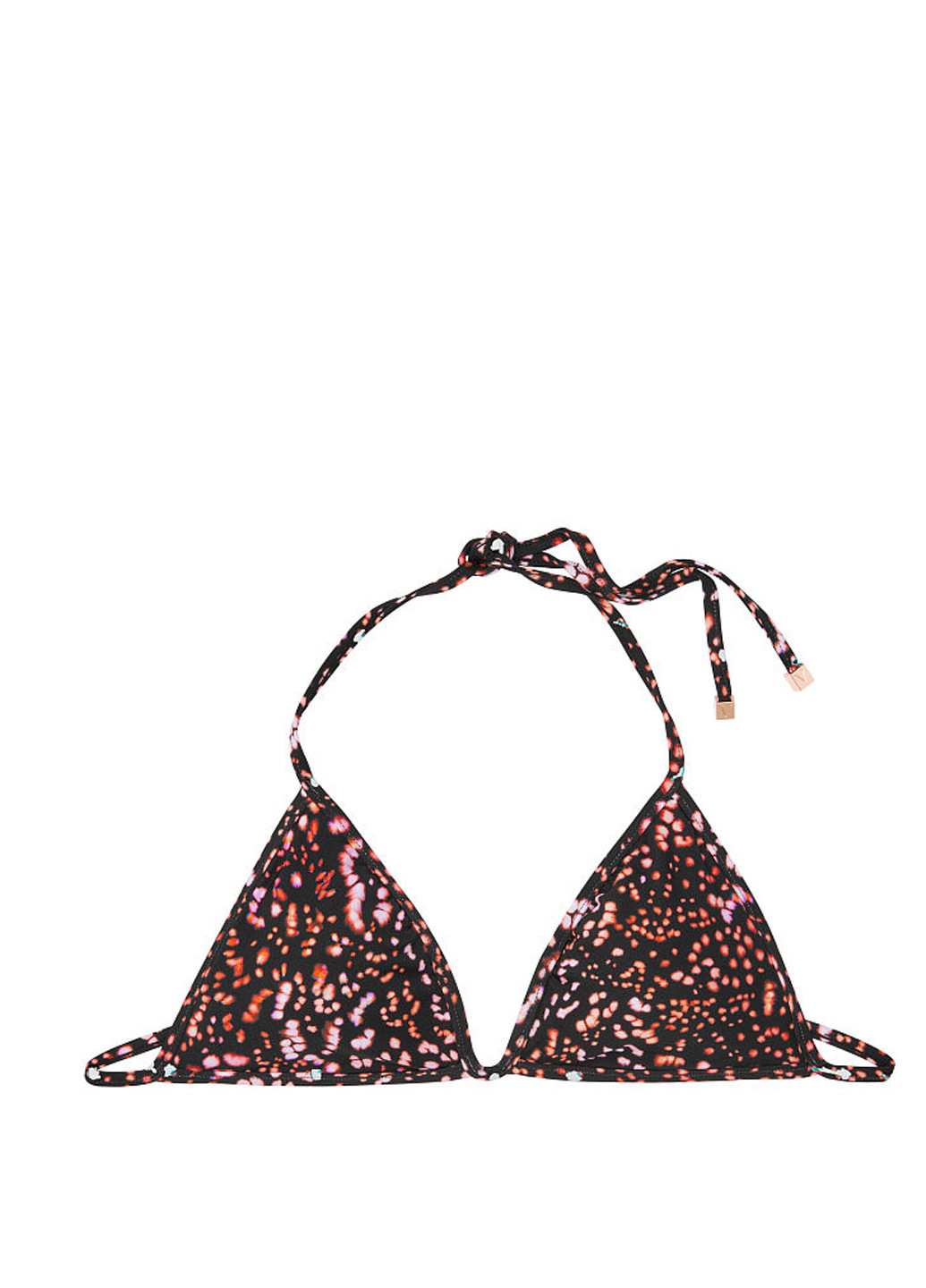 Черный летний купальник 2-сторонний (лиф, трусы) бикини, раздельный Victoria's Secret