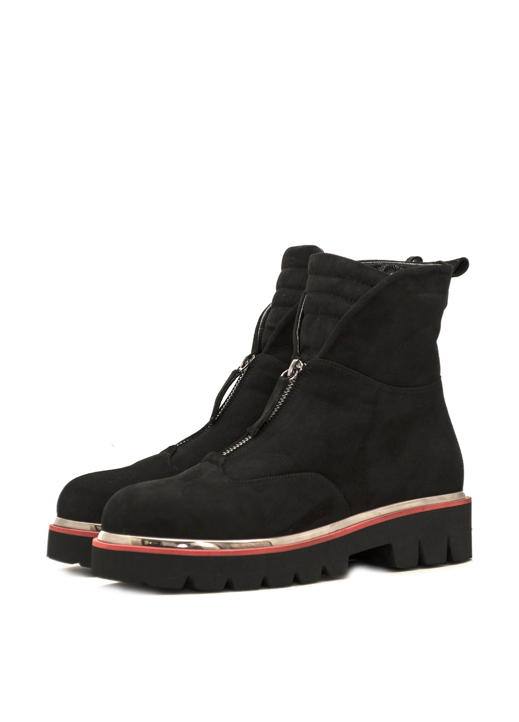 Осенние ботинки Alvito на тракторной подошве из натуральной замши