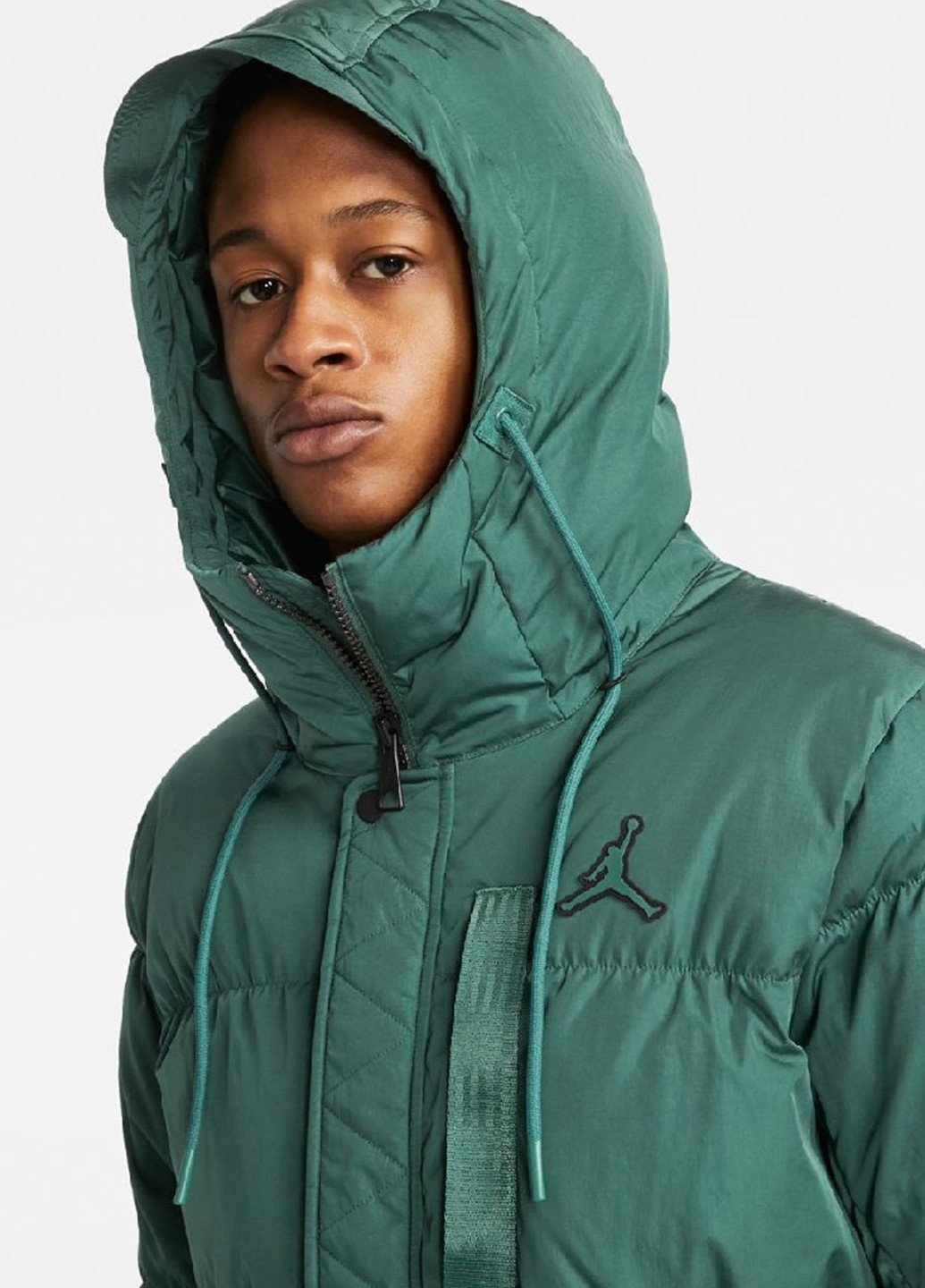 Зелений зимній Пуховик Jordan