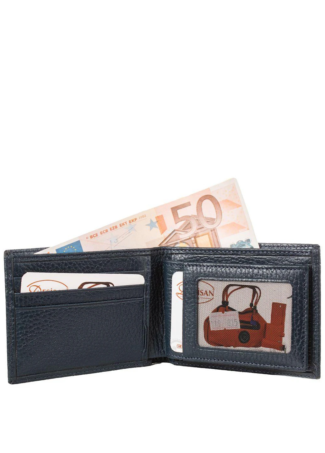 Мужское кожаное портмоне 11,5х8,5х2 см Desisan (213367554)