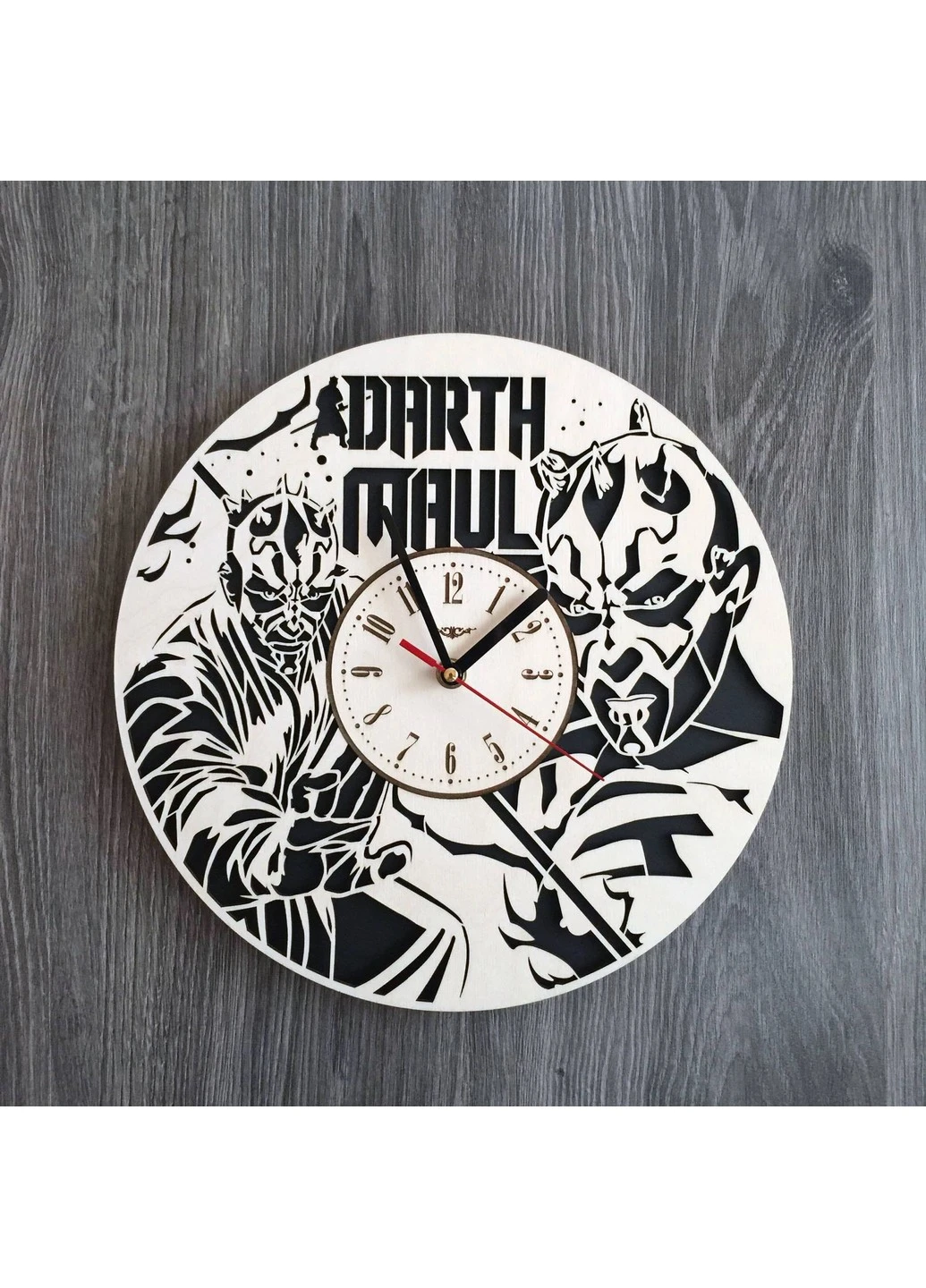 Тематические часы из дерева на стену «Дарт Мол» 7Arts (253566403)