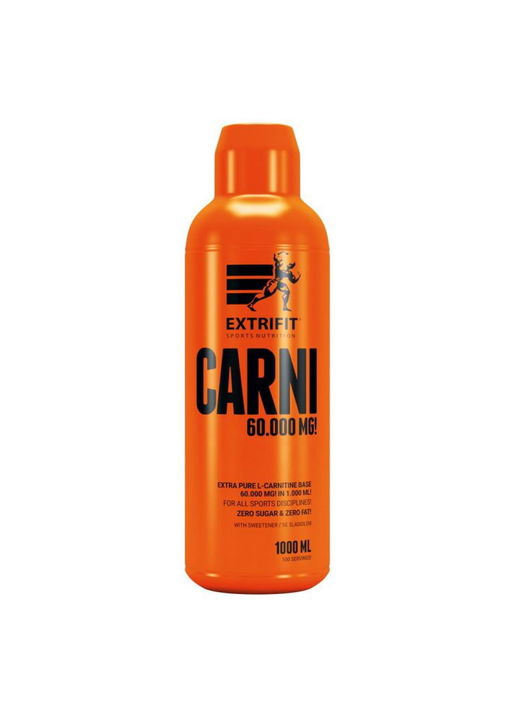 Жиросжигатель для снижения веса CARNI 60000mg - 1000ml Wild Strawberry & Mint Extrifit (253153480)