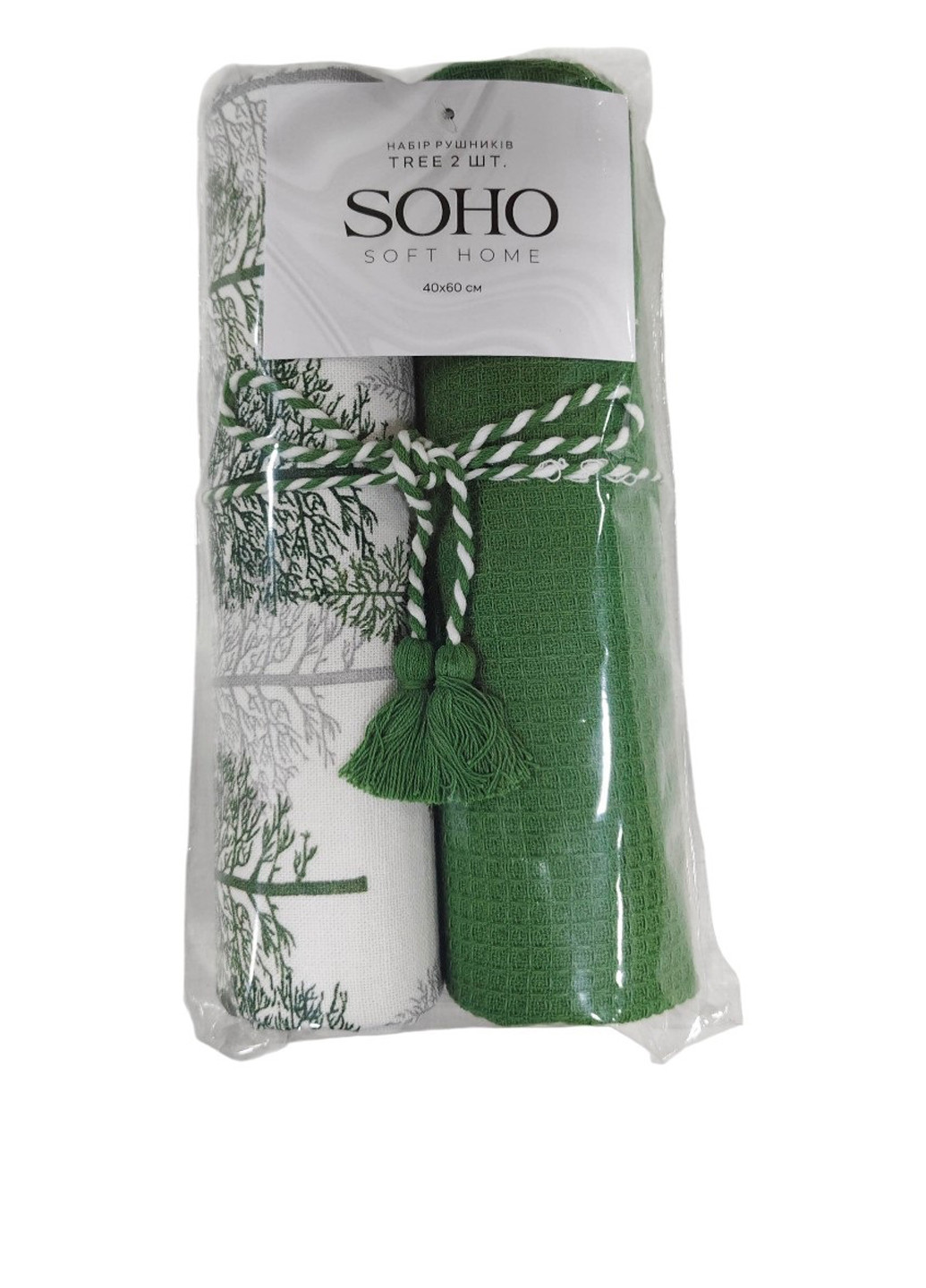 Полотенце (2 шт.), 40х60 см Soho колор блок комбинированный