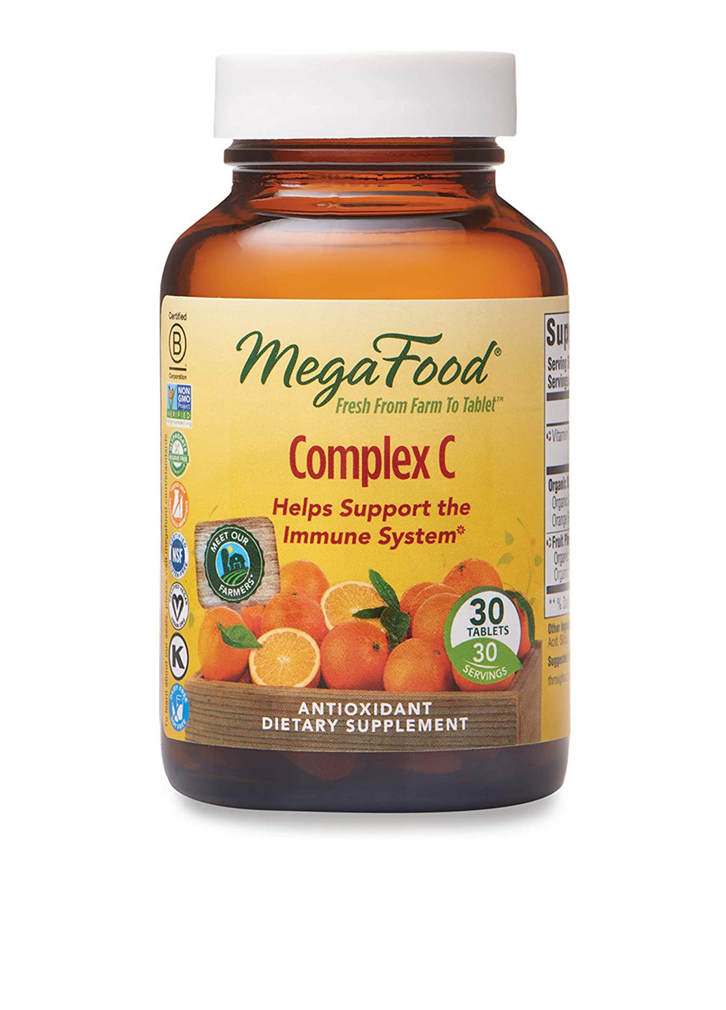 Комплекс витамина С (30 таб.) MegaFood (251206436)