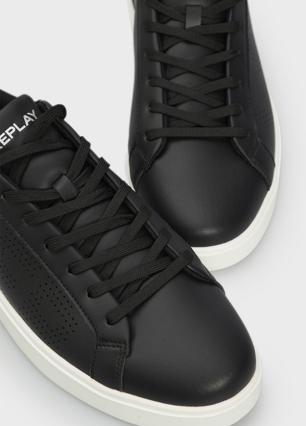 Черно-белые всесезонные кроссовки Replay