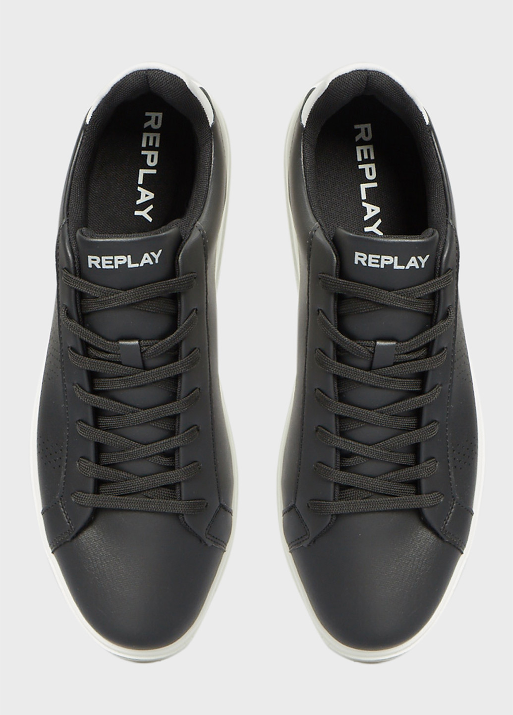 Черно-белые всесезонные кроссовки Replay