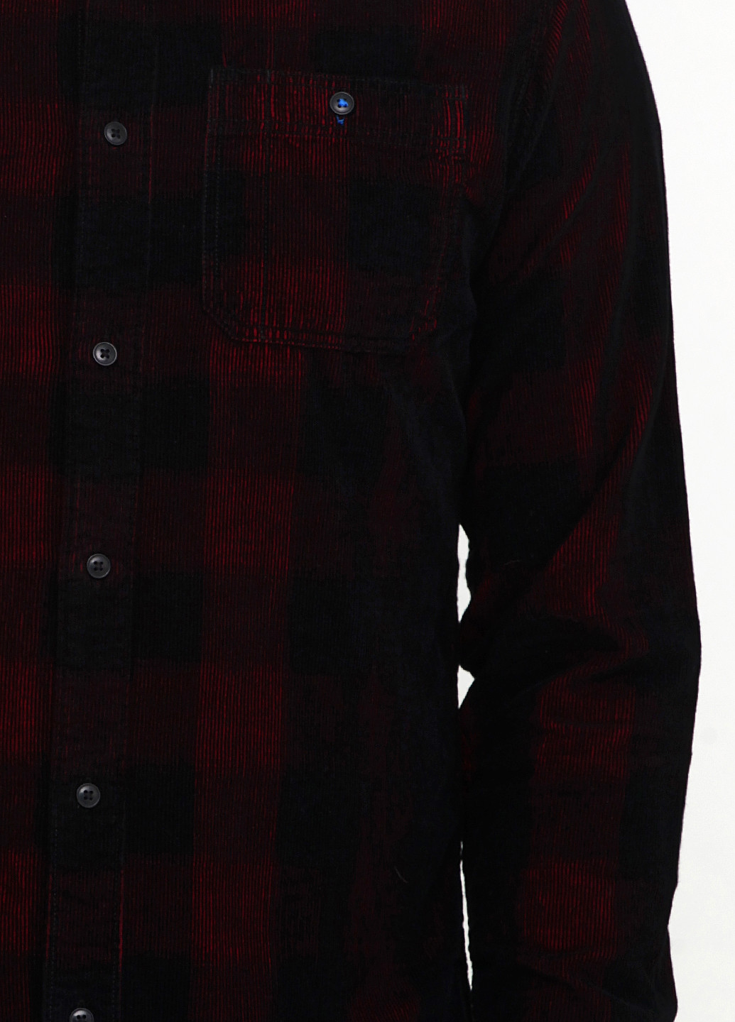 Темно-бордовая кэжуал рубашка в клетку Jack & Jones с длинным рукавом
