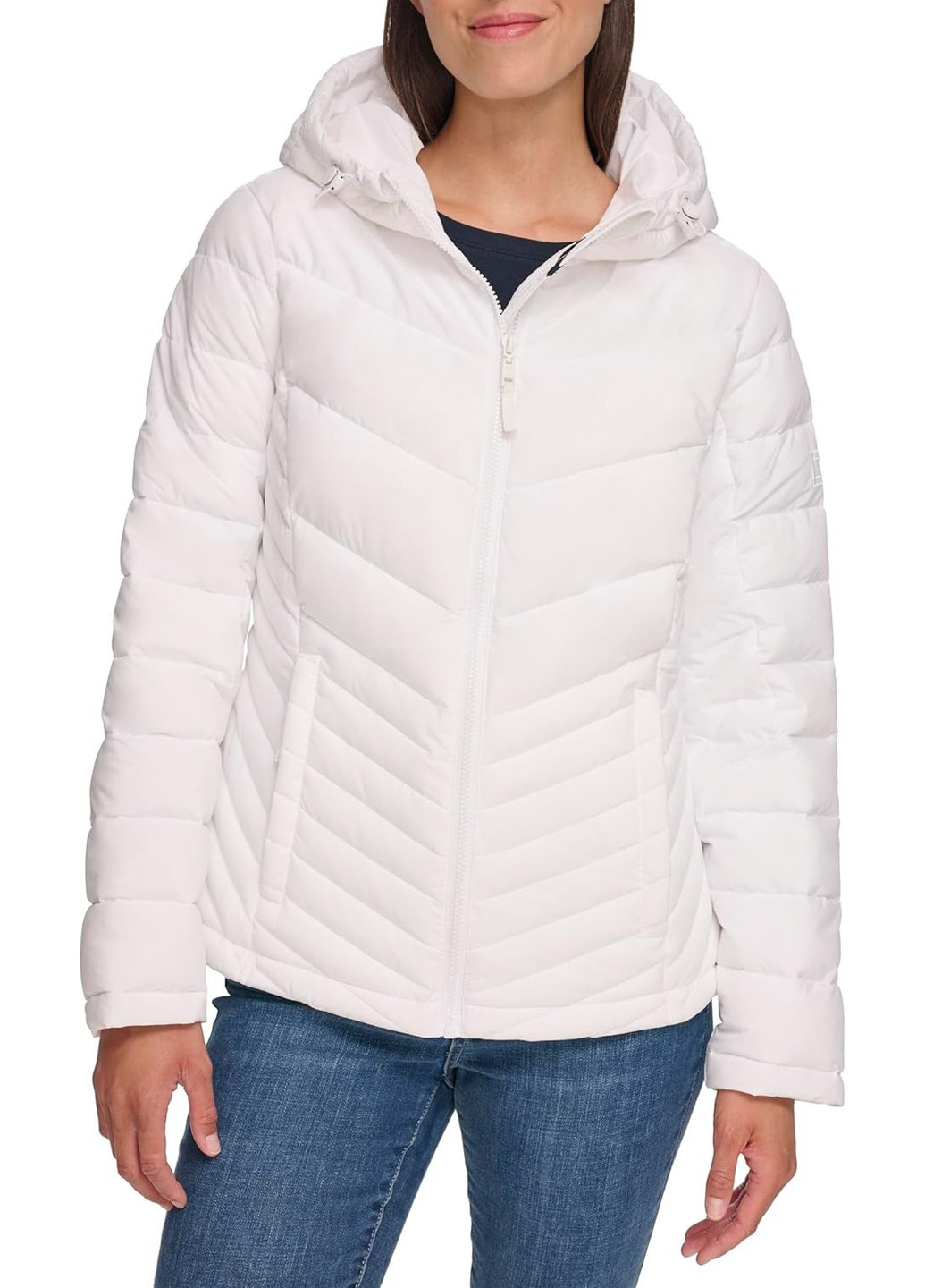 Біла демісезонна куртка Tommy Hilfiger