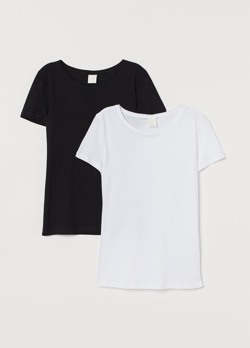 Чорно-біла літня футболка 2шт. H&M