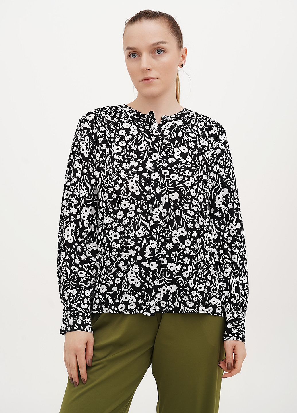 Чёрная блуза Banana Republic