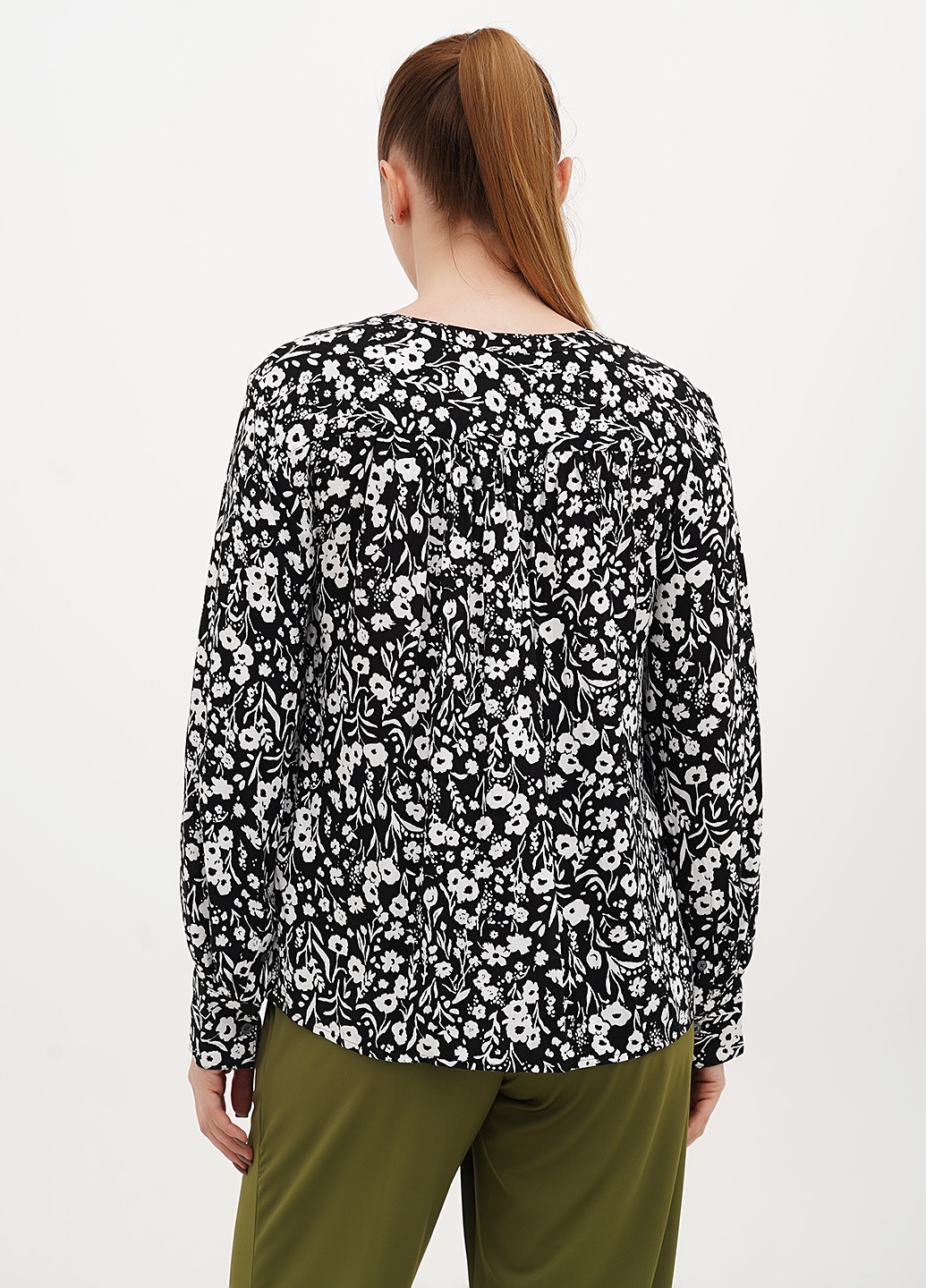 Чёрная блуза Banana Republic