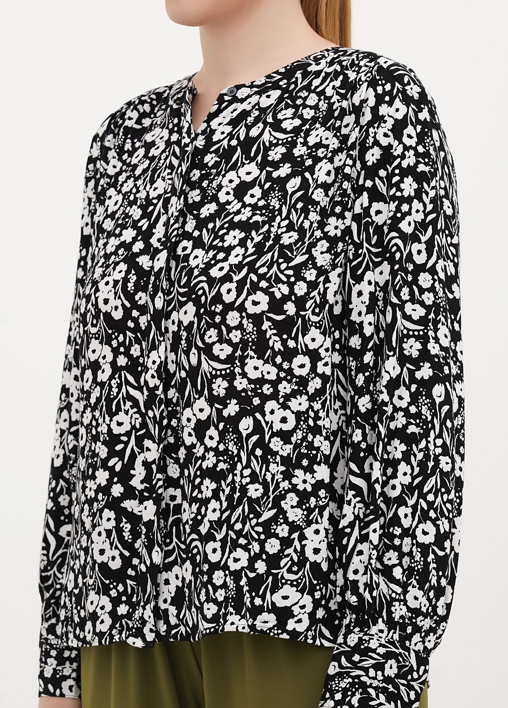 Чёрная блуза Banana Republic