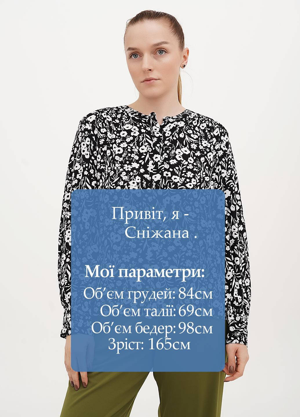 Чёрная блуза Banana Republic