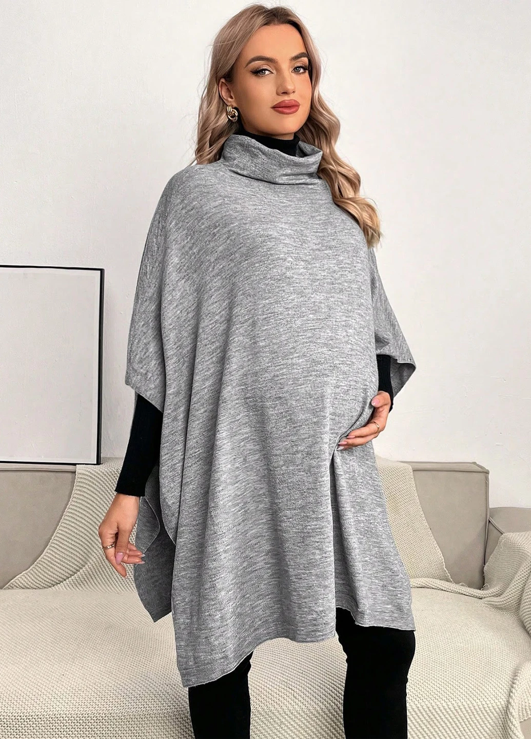 Пончо для беременных SHEIN (329532901)